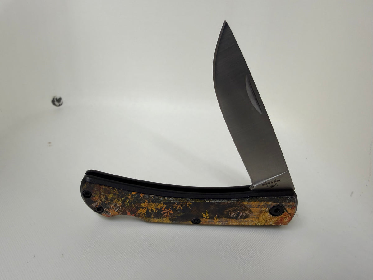 Bear & Son Farmhand “Bigfoot” Knife – Sasquatch Wilderness Edition Made in USA
