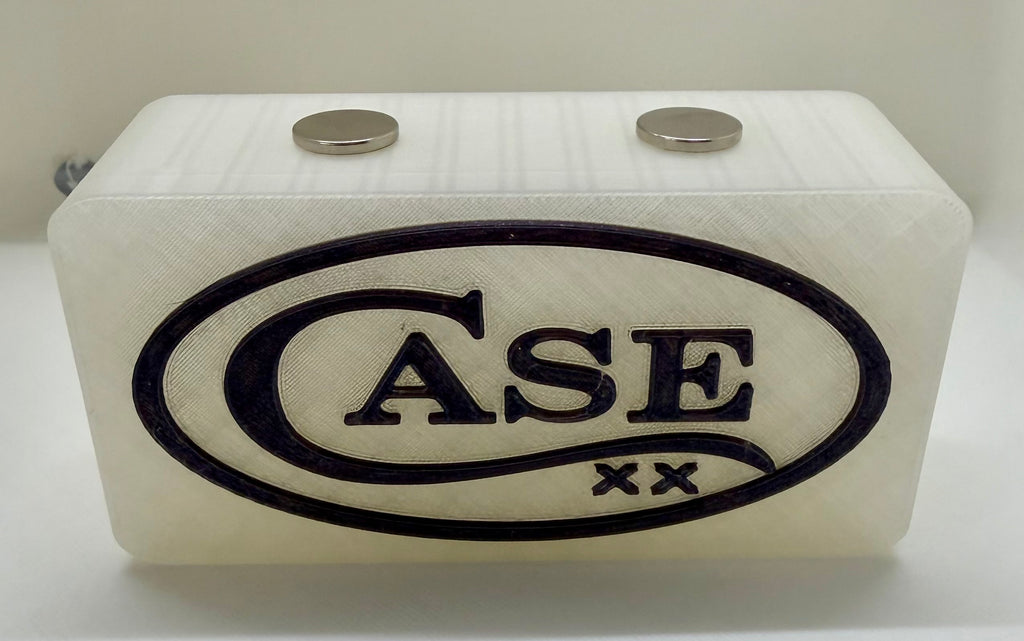 CASE XX 3D Printed Translucent Magnetic Knife Display Block