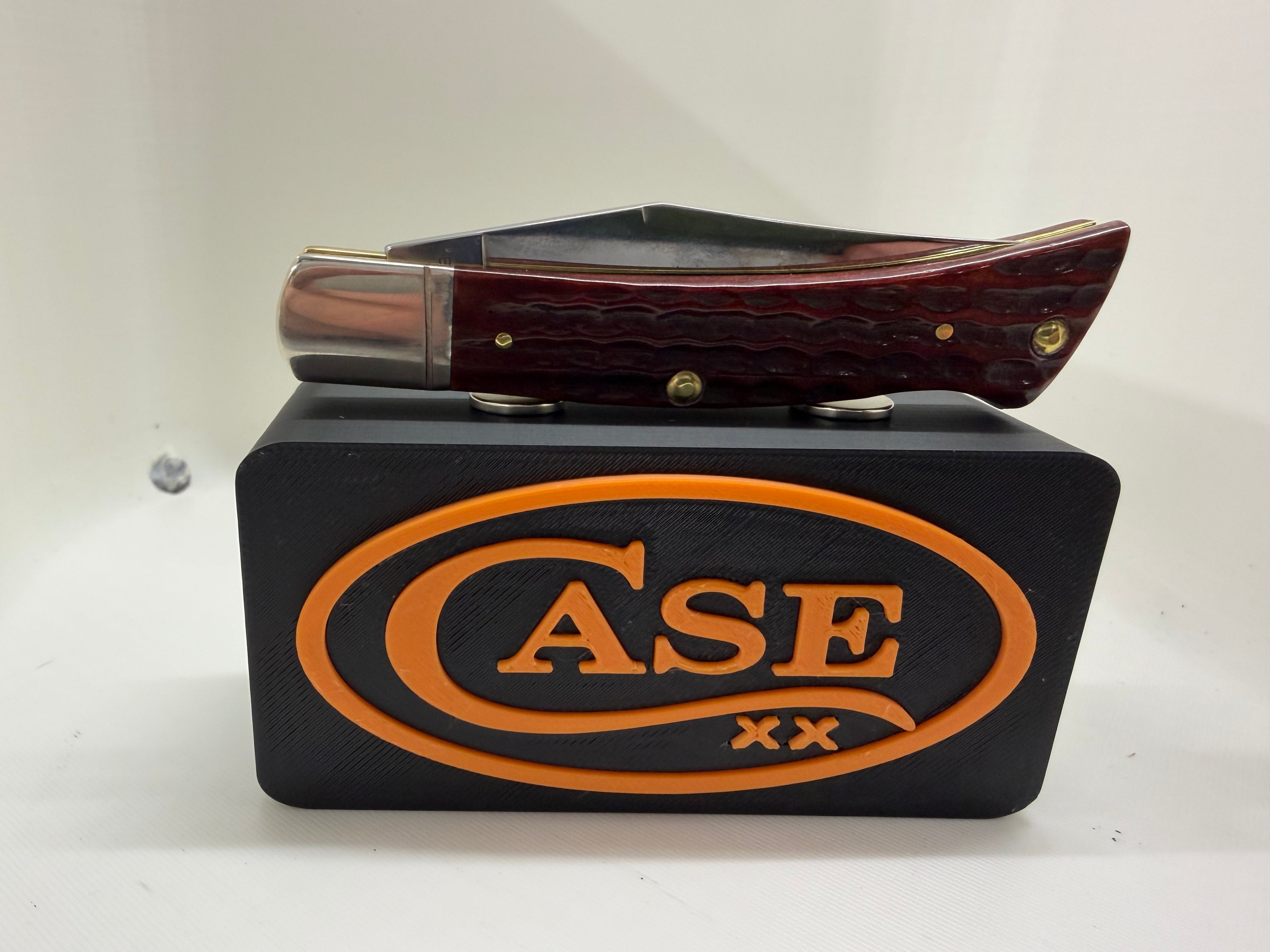 2026 Case XX Pocket Worn Mahogany Bone Corn Cob Jig Axe Handle Knife