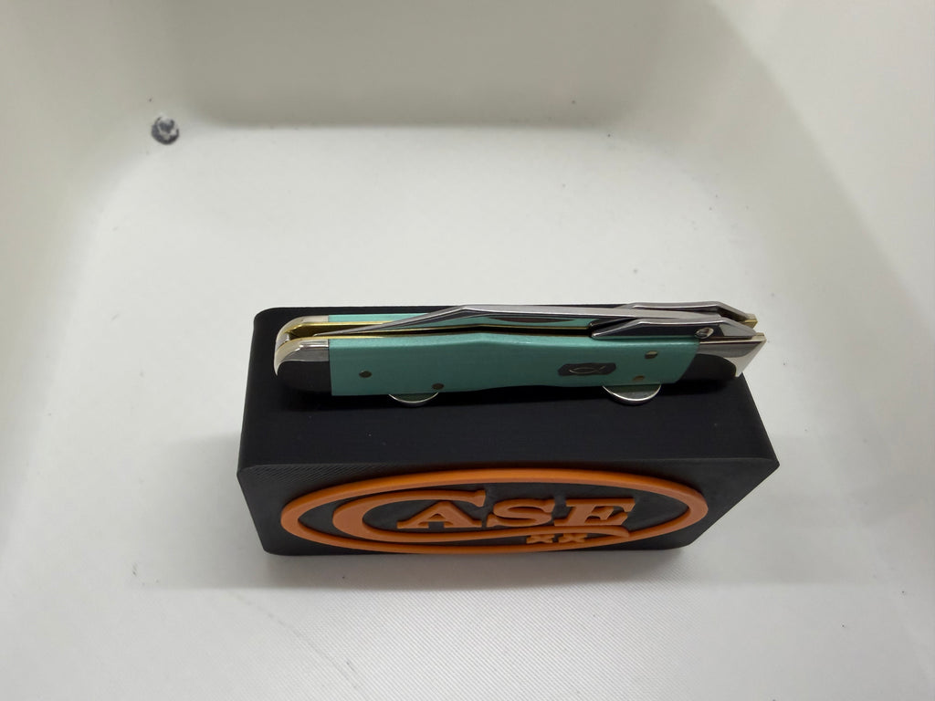 2026 Case XX Seafoam Green G-10 Smooth Cheetah Cub