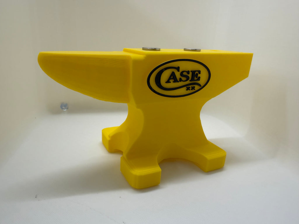 Case XX Magnetic Anvil Knife Display Yellow & Black