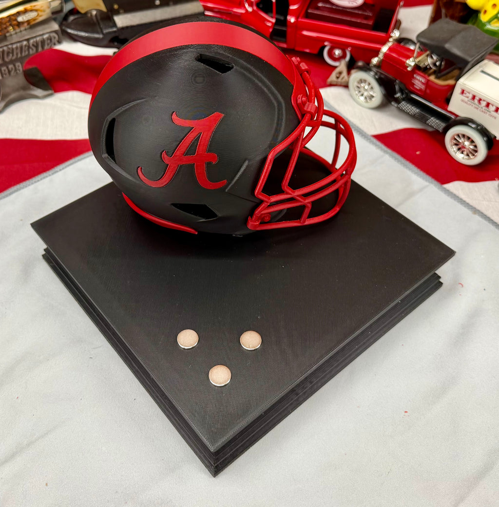Special Edition Alabama Crimson Tide Helmet Knife Display – Magnetic 3D Printed Stand (8” x 8”)