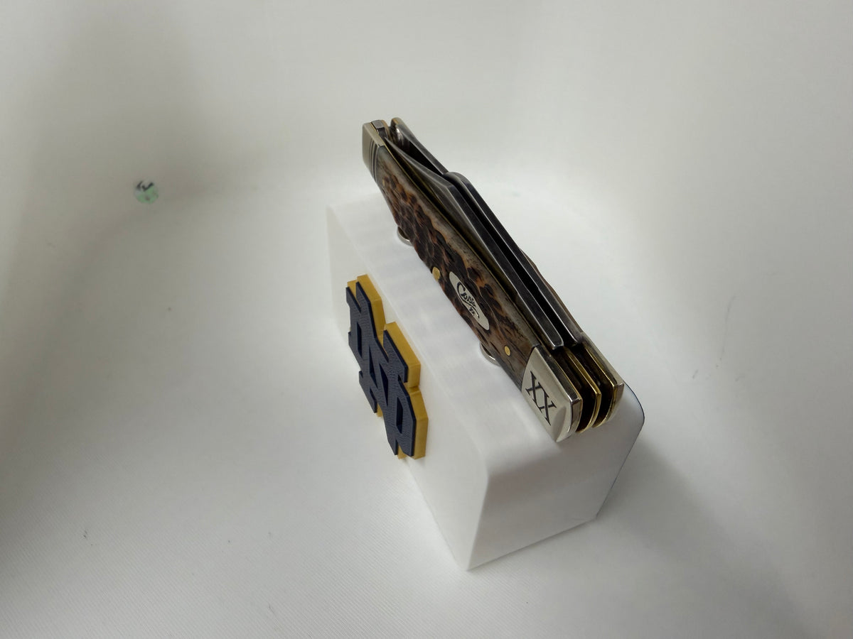 Notre Dame Fighting Irish Magnetic Knife Display Block 3D Printed Collector Stand