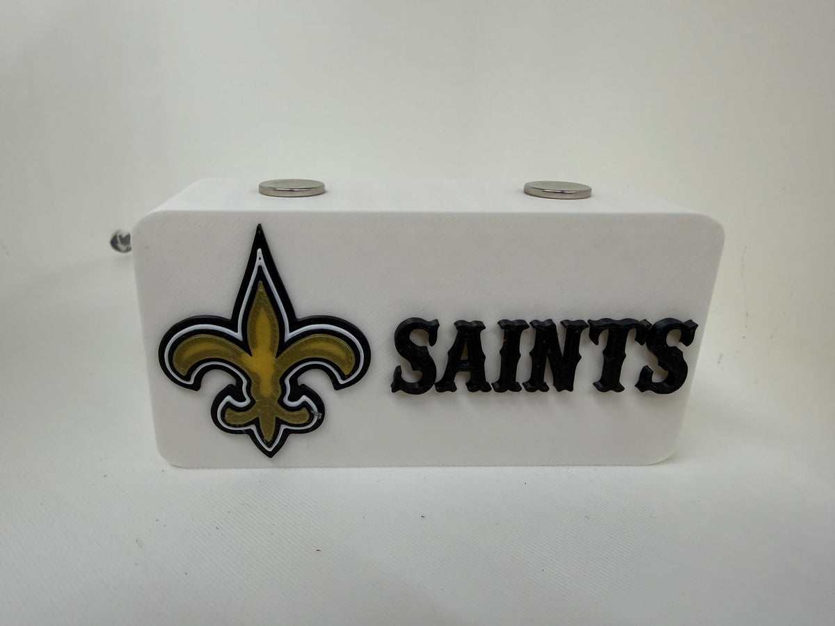 New Orleans Saints Magnetic Pocket Knife Display Block – 3D Printed