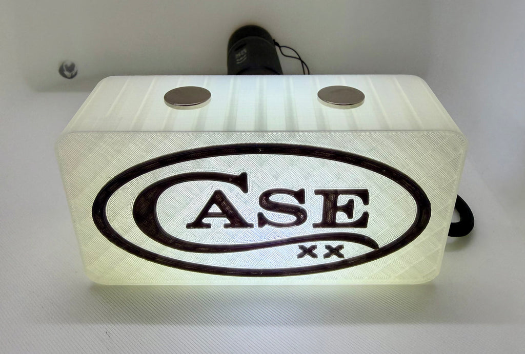 CASE XX 3D Printed Translucent Magnetic Knife Display Block