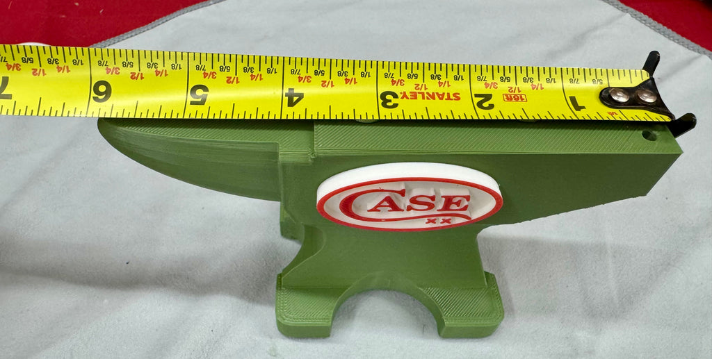 Case XX 3D Printed Anvil Knife Display – OD Green Magnetic Stand