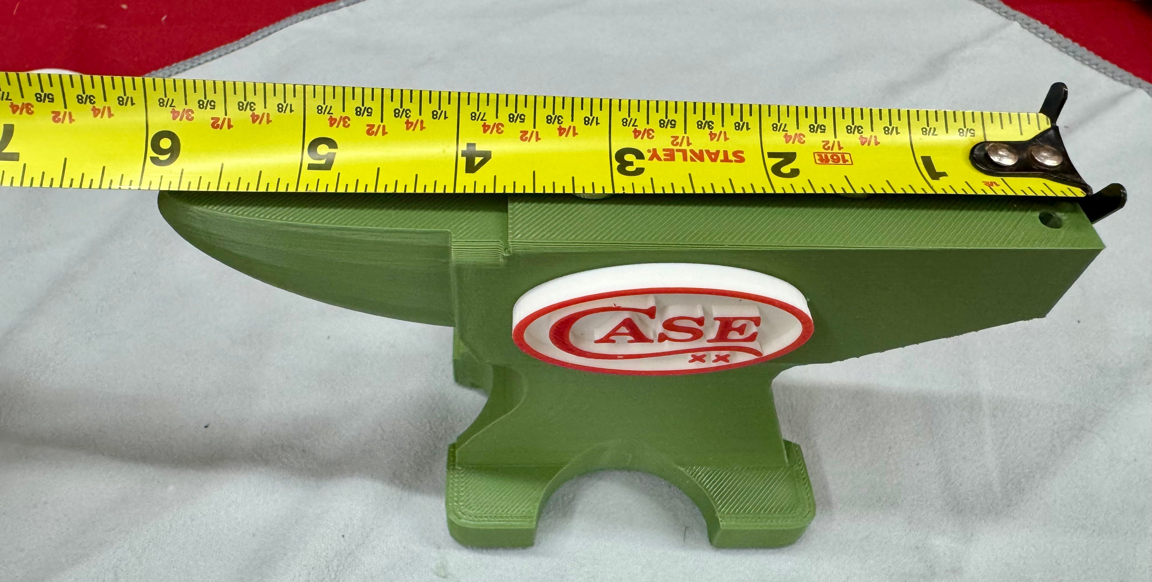 Case XX 3D Printed Anvil Knife Display – OD Green Magnetic Stand