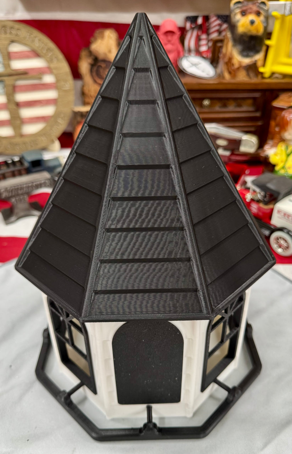 3D Printed Bird Feeder with Mounting Bracket – Black & White Outdoor Feeder | Rugged Finds Collection