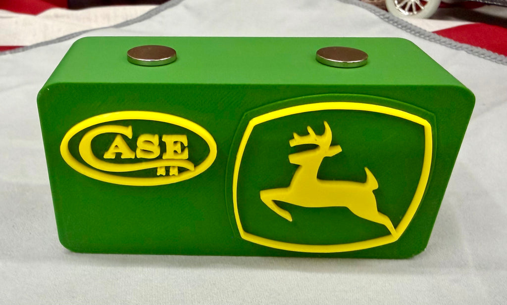 John Deere & Case XX Magnetic Knife Display Stand – 3D Printed EDC Holder (4” x 2” x 1.5”)