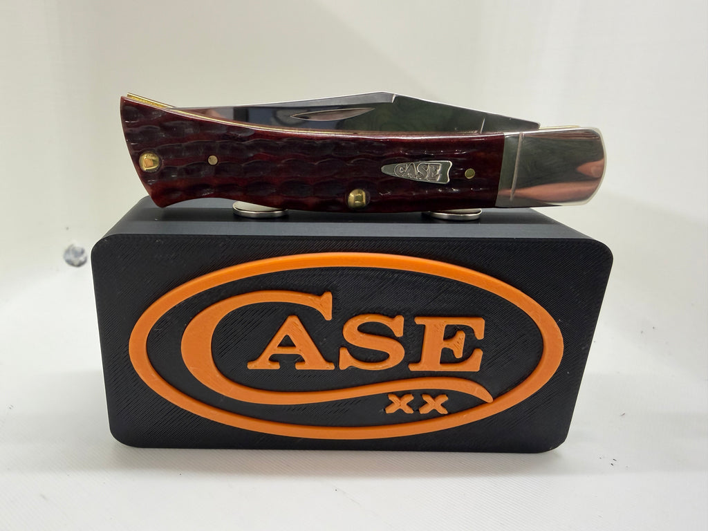 2026 Case XX Pocket Worn Mahogany Bone Corn Cob Jig Axe Handle Knife