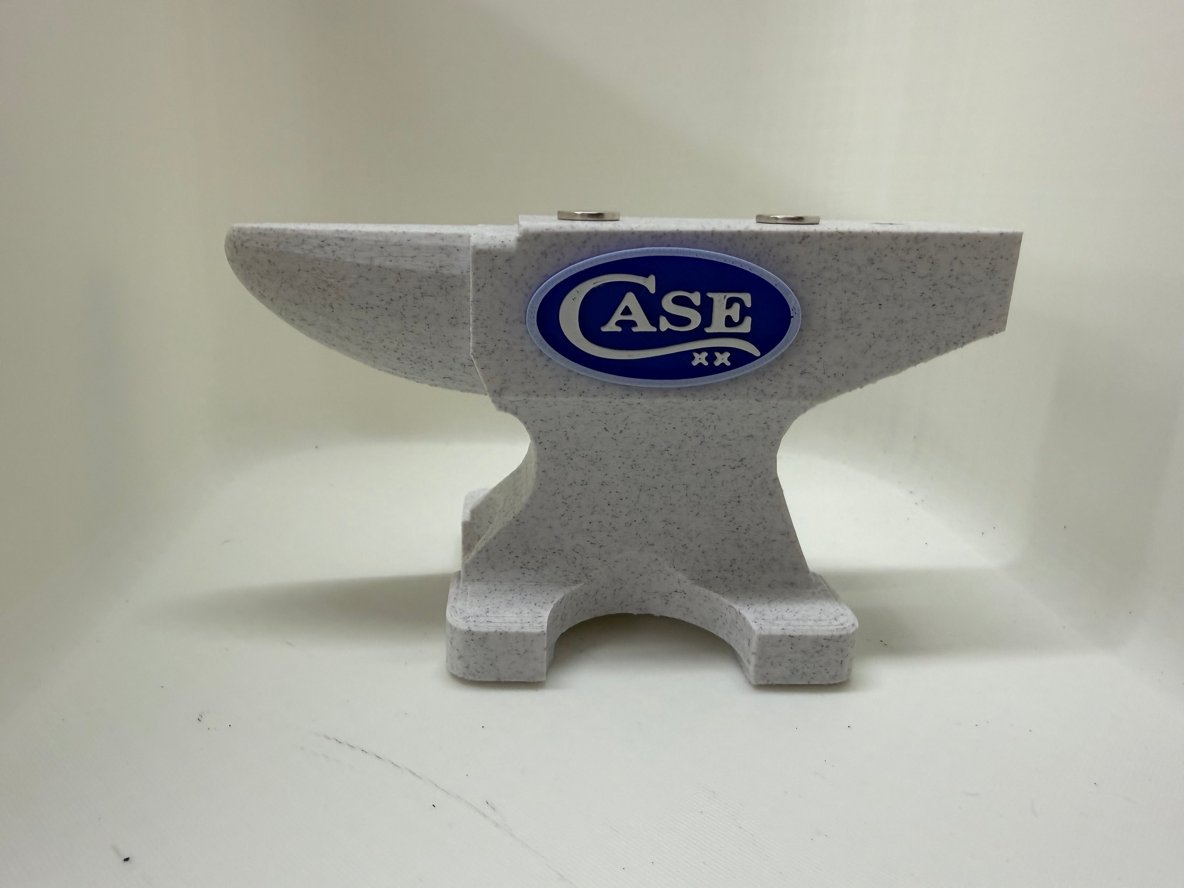 Case XX Magnetic Anvil Knife Display Marble & Blue