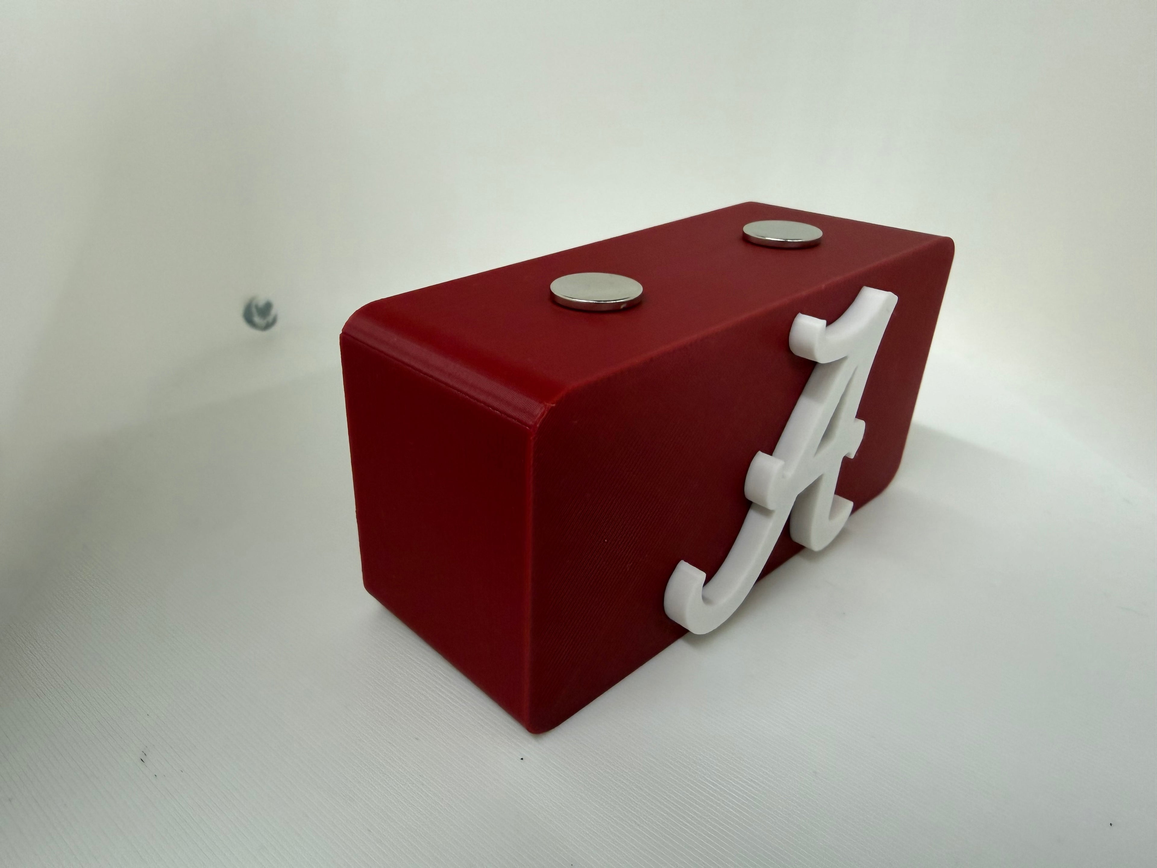 Alabama Crimson Tide Magnetic Pocket Knife Display Block – SEC Team Colors