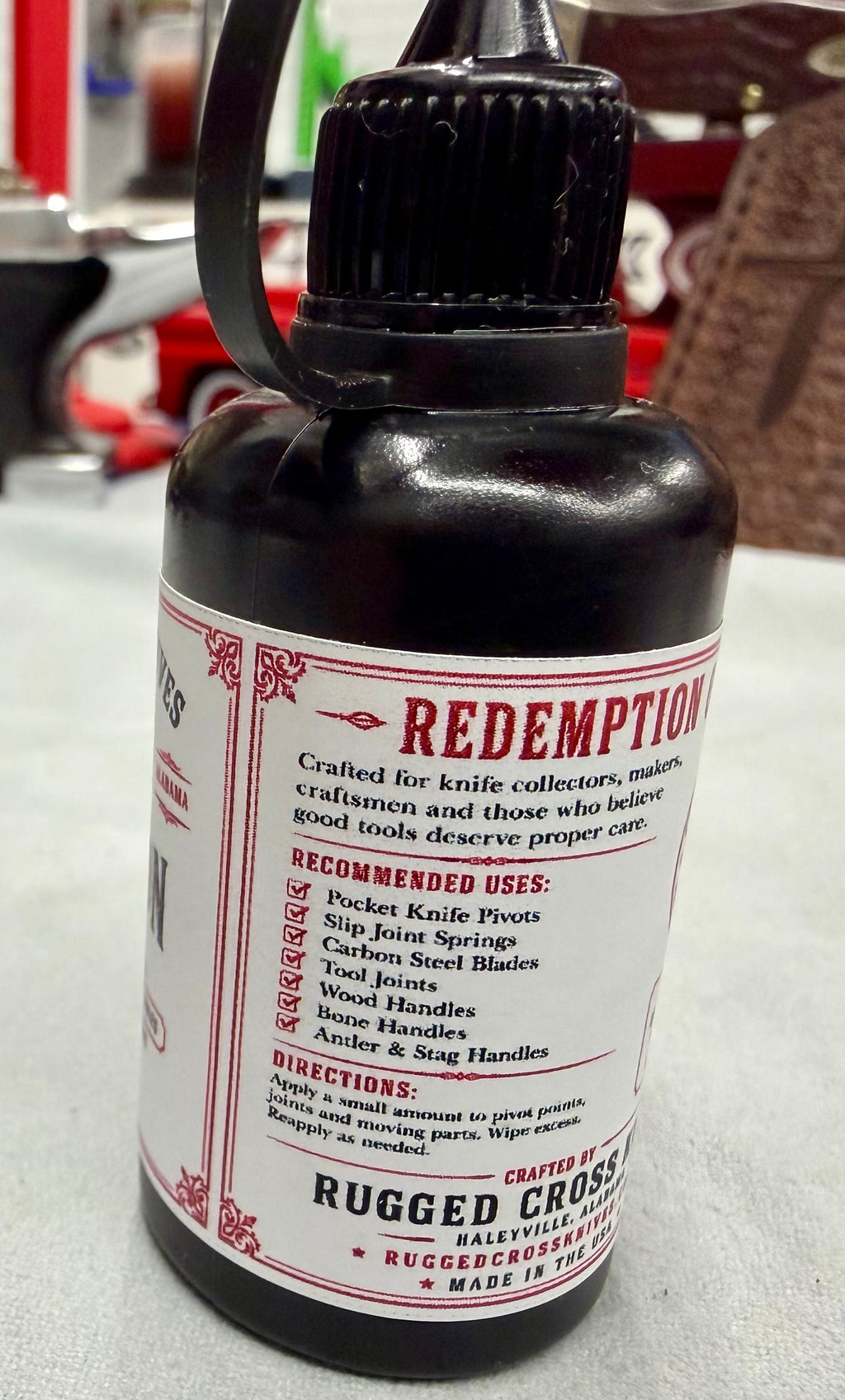 Redemption Oil – Premium Knife & Handle Oil
