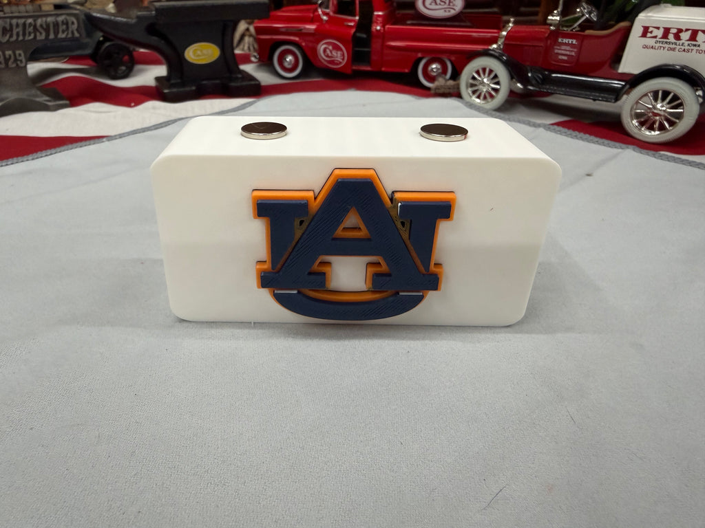 Auburn Tigers Magnetic Knife Display Stand – 3D Printed EDC Holder (4” x 2”)