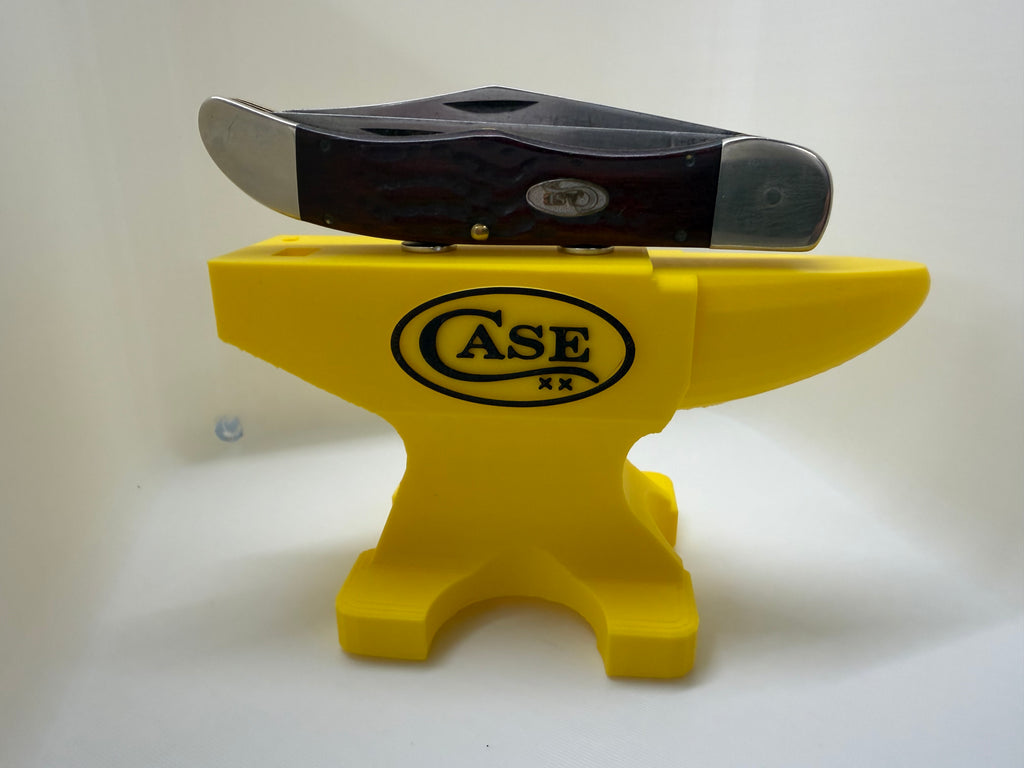 Case XX Magnetic Anvil Knife Display Yellow & Black