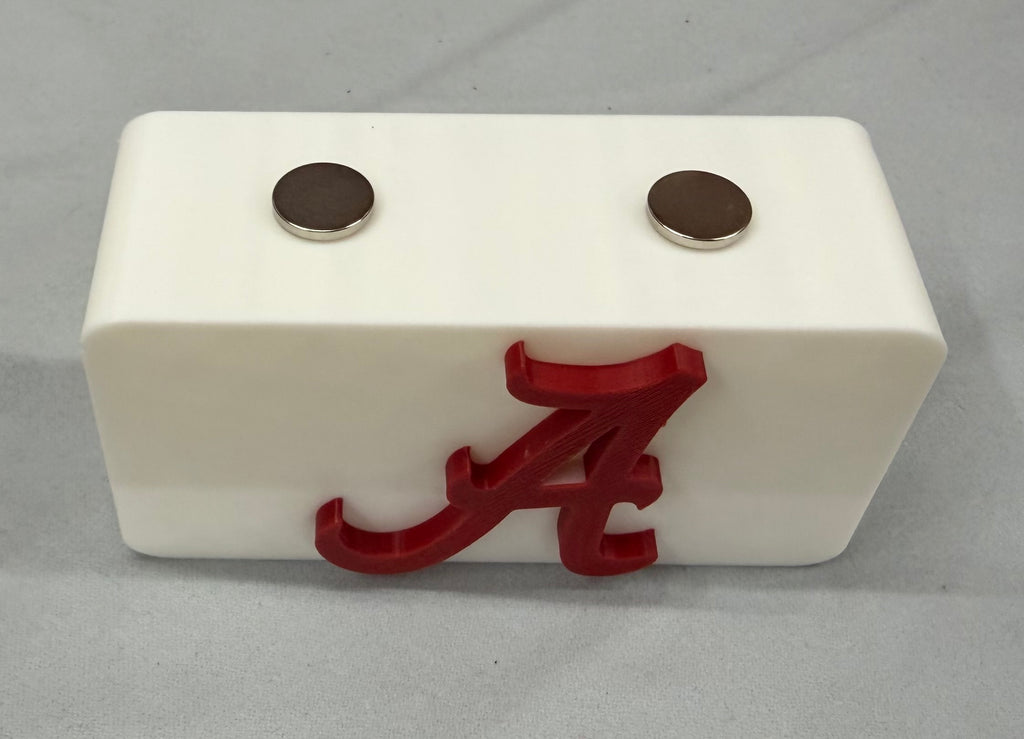 Alabama Crimson Tide Magnetic Knife Display Stand – 3D Printed EDC Holder (4” x 2”)
