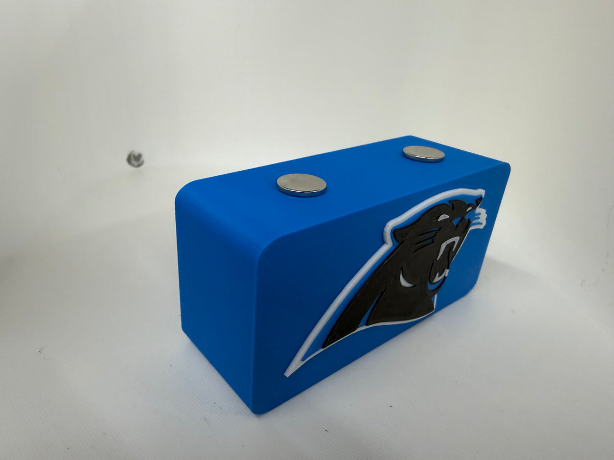 Carolina Panthers Magnetic Pocket Knife Display Block – 3D Printed